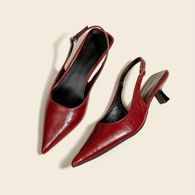 Marivane – Slingback Kitten Heels