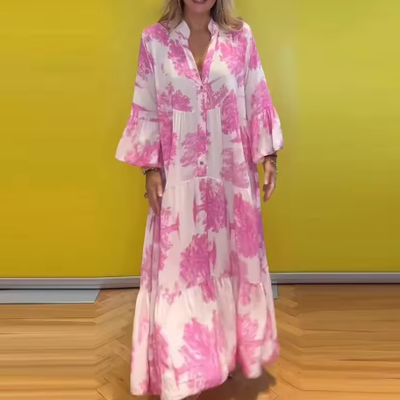Rosa Elegant Floral Dress