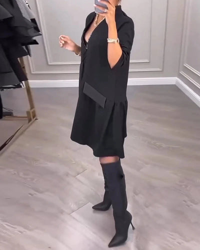 Artemisia™ | Artistic Spirit V-Neck Dress