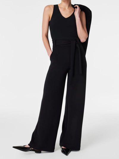 FlowEase™ Tie-Waist Wide-Leg Pant