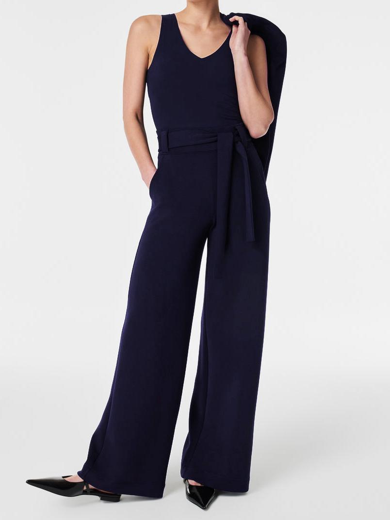 FlowEase™ Tie-Waist Wide-Leg Pant