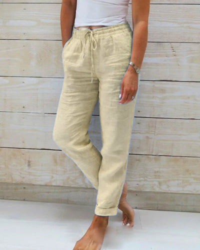 RENARA™ | RELAXED ELASTIC TROUSERS