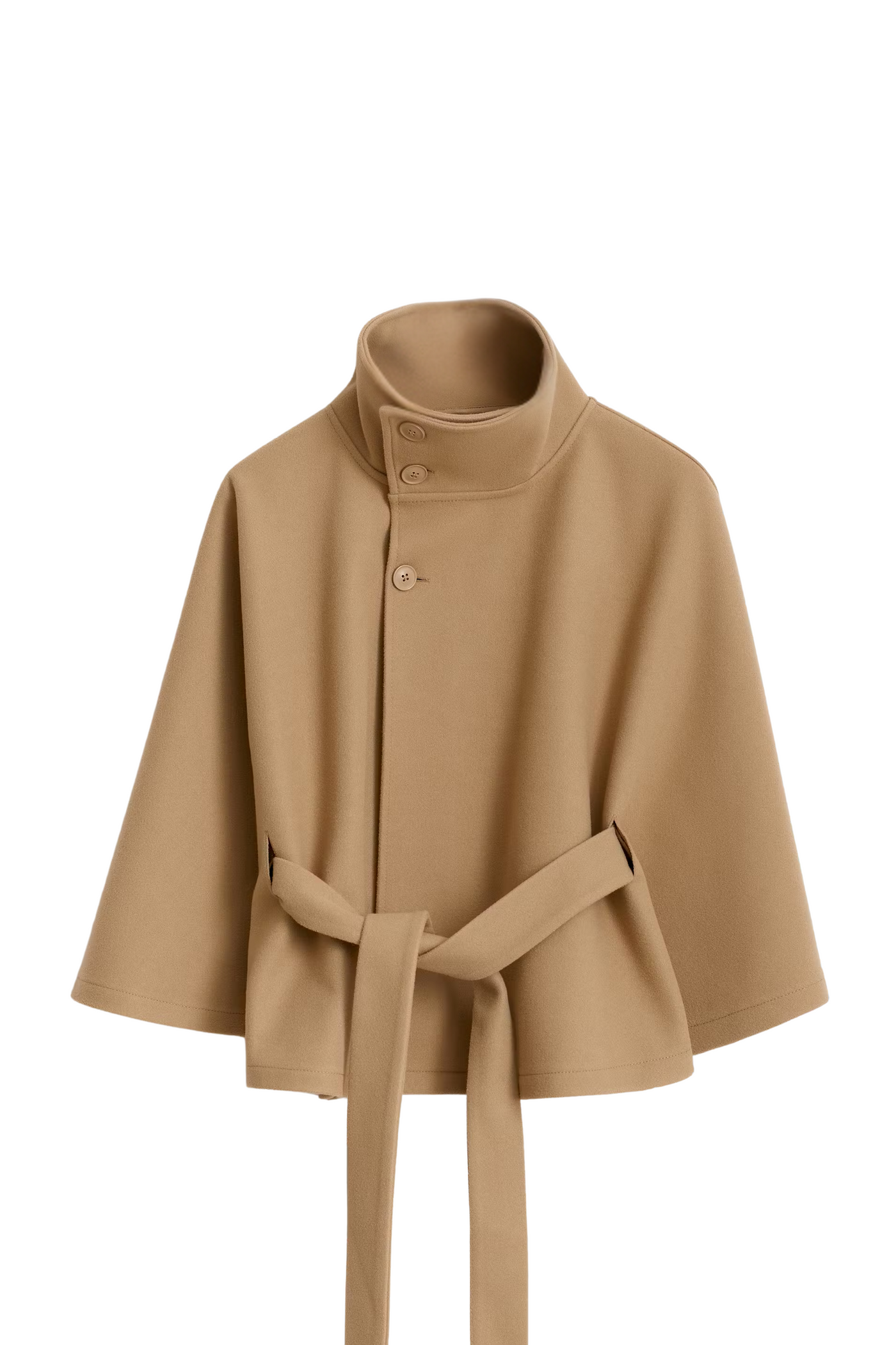 Elantra – Belted Cape Jacket