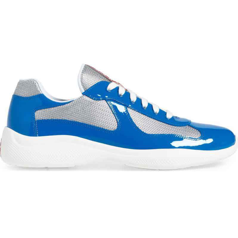 Velastra™ | Patent Leather & Technical Fabric Sneakers