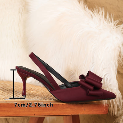 Elysette – Bow Stiletto Heels