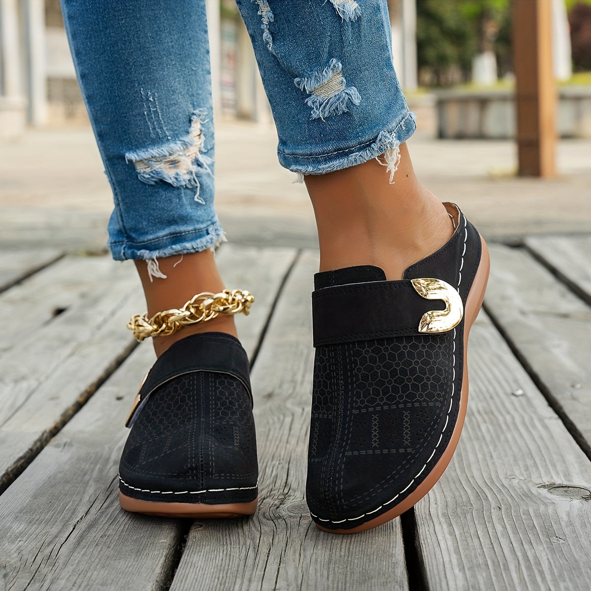 Aurélie – Wedge Sandals