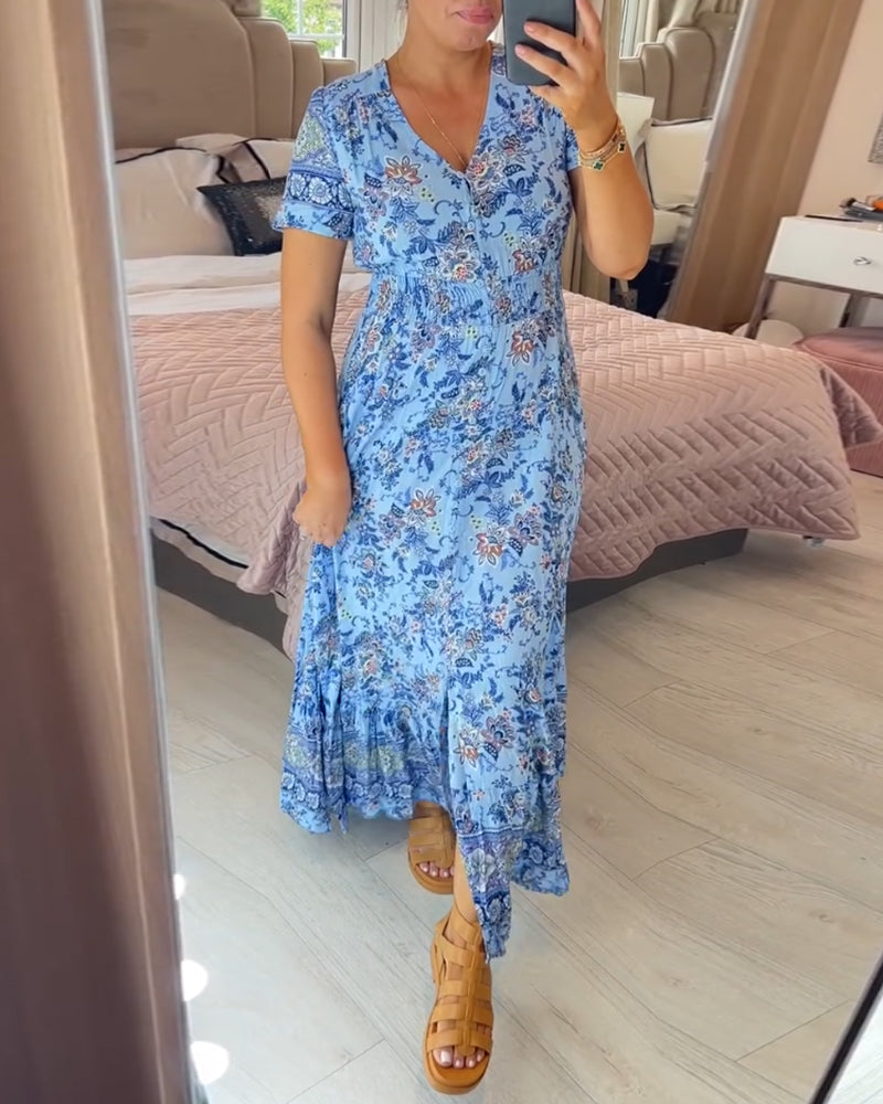 BohoZen™ Floral Maxi Dress