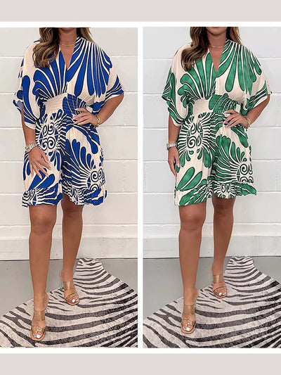 Florévia™ | Women’s Botanical Print Jumpsuit