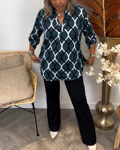 Elegant Pattern Blouse