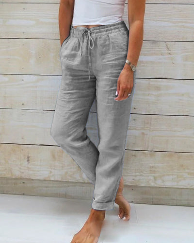 RENARA™ | RELAXED ELASTIC TROUSERS