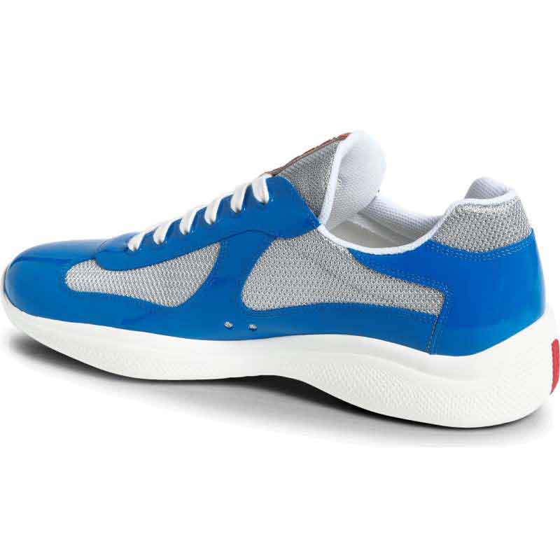 Velastra™ | Patent Leather & Technical Fabric Sneakers