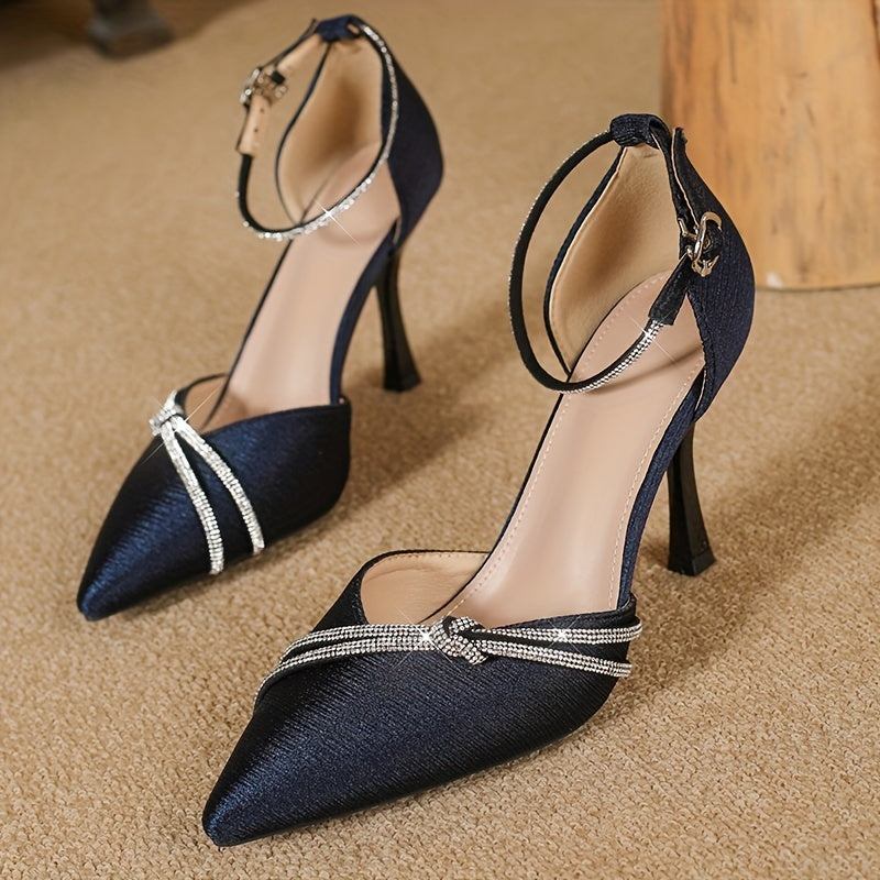 Cyrilla – Rhinestone Stiletto Heels