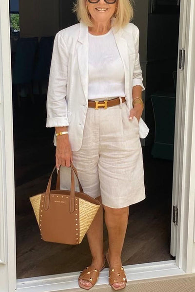 EasyLuxe™ Coordinato Camicia & Shorts