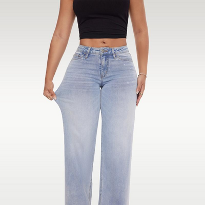 Veyra – Wide-Leg Baggy Jeans
