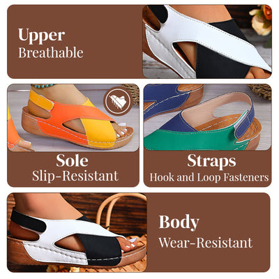 OrthoEase™ Slanted Heel Sandals
