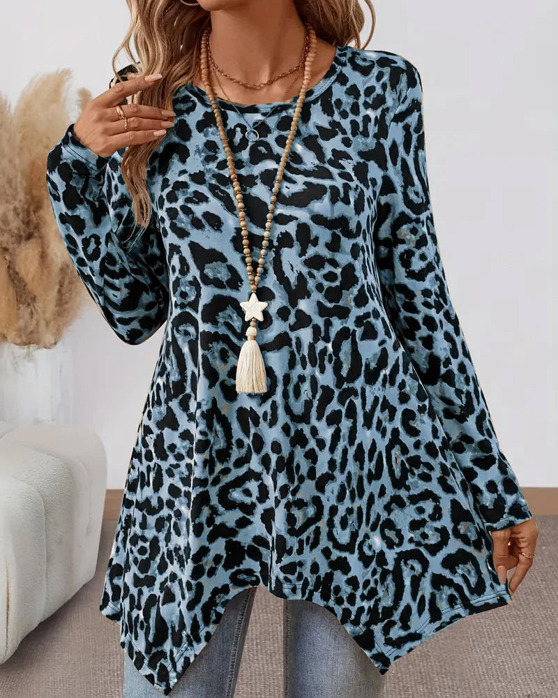 LeaWild™ | Versatile Leopard Print Tee