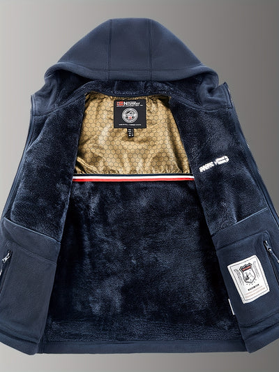 Nordfell™ | Men’s Thermal Full-Zip Winter Hooded Jacket