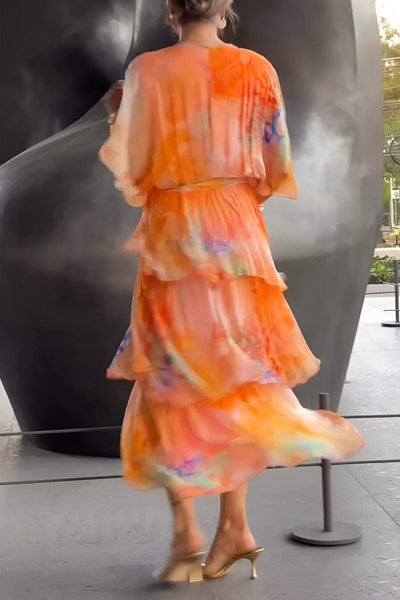 Elisandra™ | Elegant Chiffon Dress