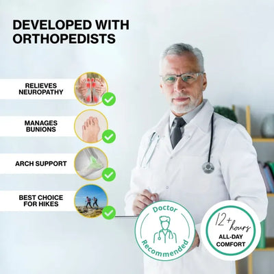 OrthoEase™ | Men's Orthopedic Slip-On Sneakers