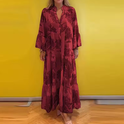 Rosa Elegant Floral Dress