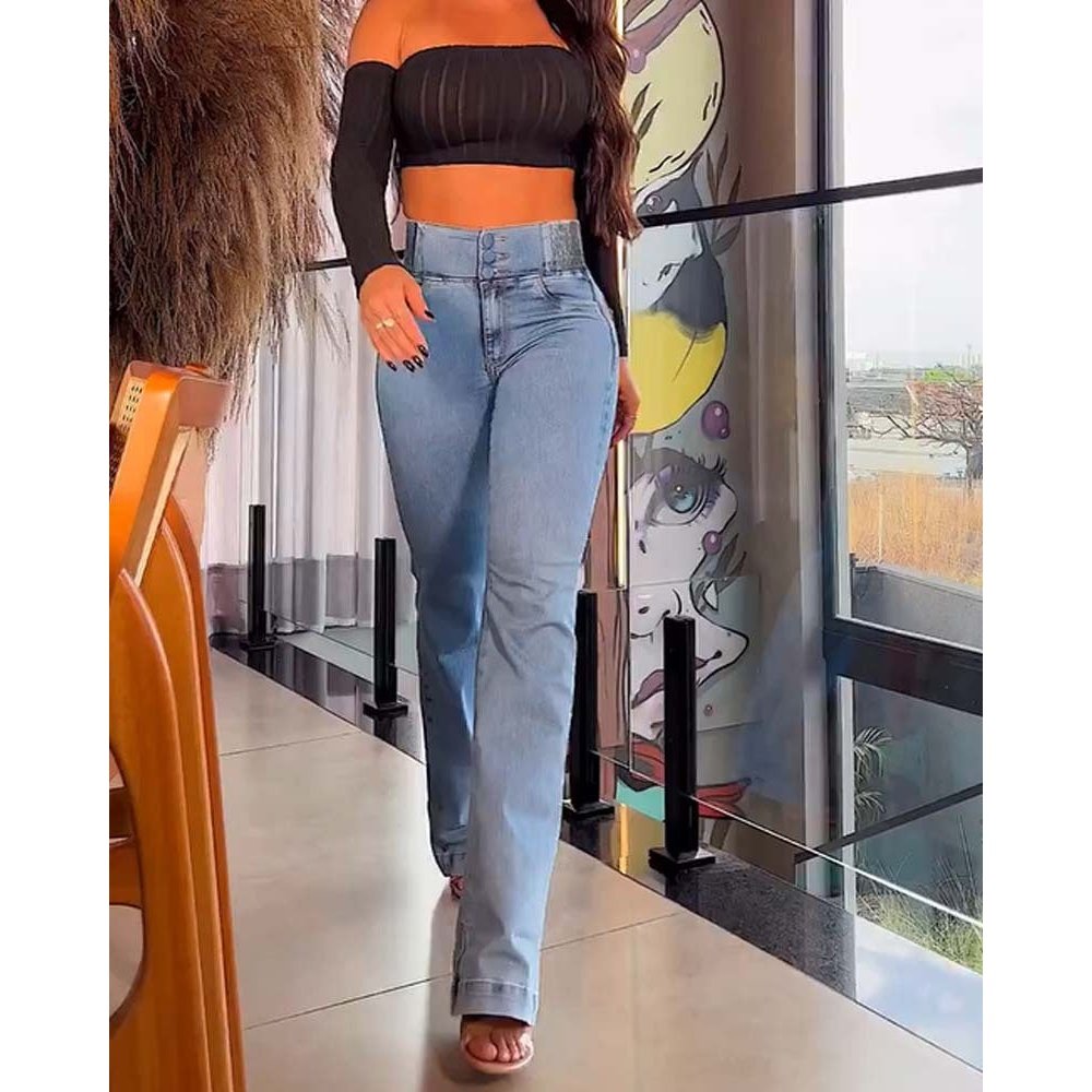 Montana High-Rise Flare Jeans