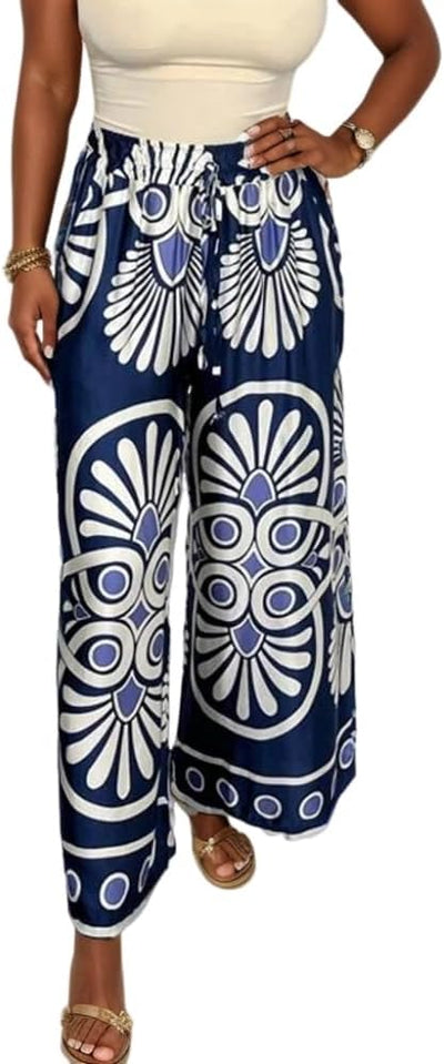 BohoBreeze™ Floral Palazzo Pants