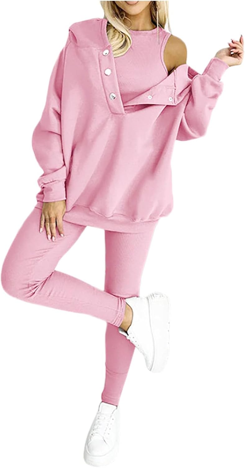 Calmlily™ | 3-Piece Oversized Hoodie & Sweat Set