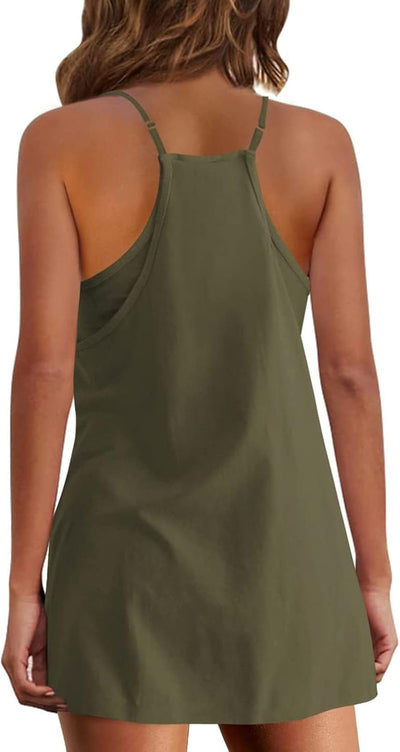 Athera™ | Women’s Athletic Mini Dress with Built-In Shorts