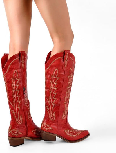 SierraGrace™ Embroidered Cowgirl Boots