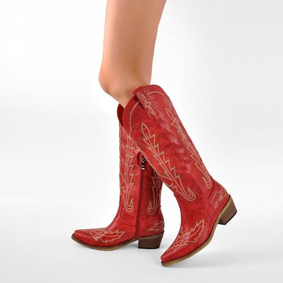 SierraGrace™ Embroidered Cowgirl Boots