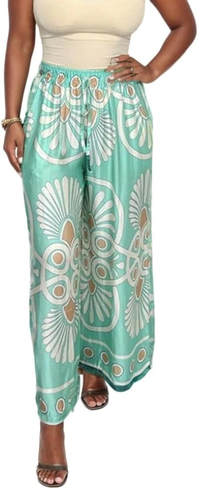 BohoBreeze™ Floral Palazzo Pants