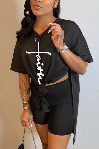 Liora™ Printed 2-Piece Skirt & Pants Set