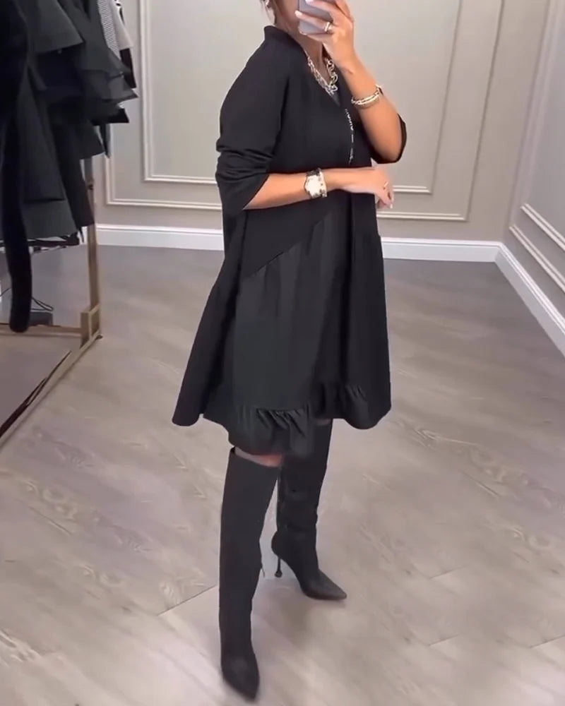 Artemisia™ | Artistic Spirit V-Neck Dress