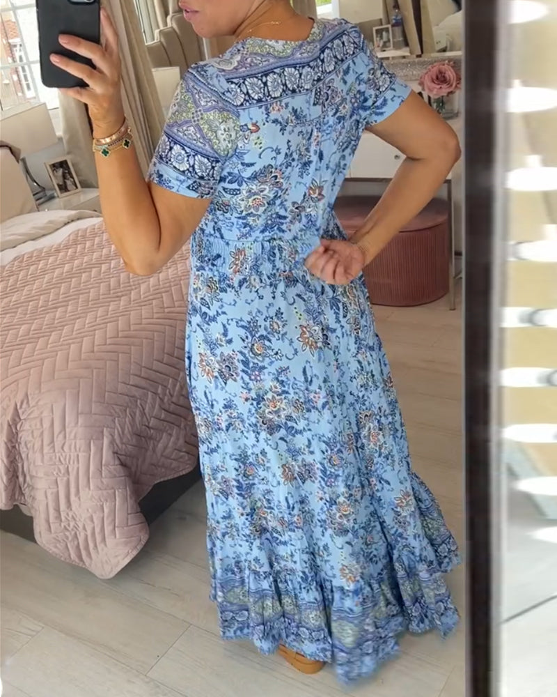 BohoZen™ Floral Maxi Dress