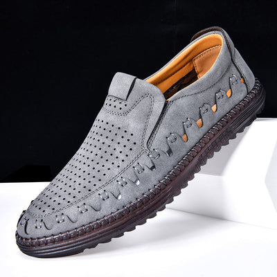 ⏰LAST DAY – 60% OFF🛒 Men's Handmade Orthopedic Leather Loafers – Breathable, Supportive & Lightweight Casual Shoes for Walking, Driving & Everyday Comfort