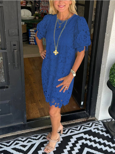 Signature - Lace Crochet Dress