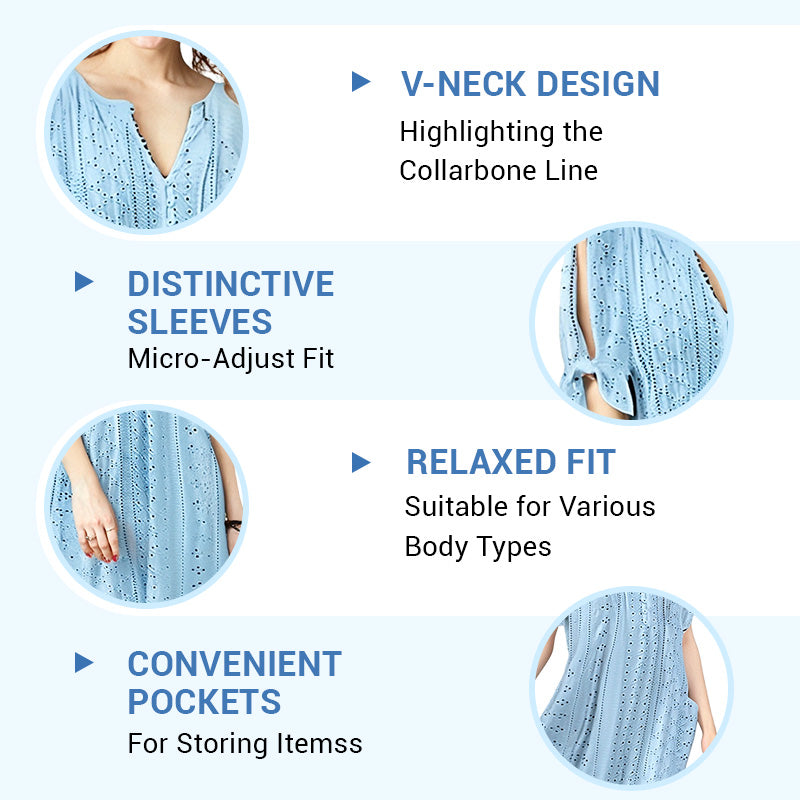 Veylana – Elegant V-Neck Dress