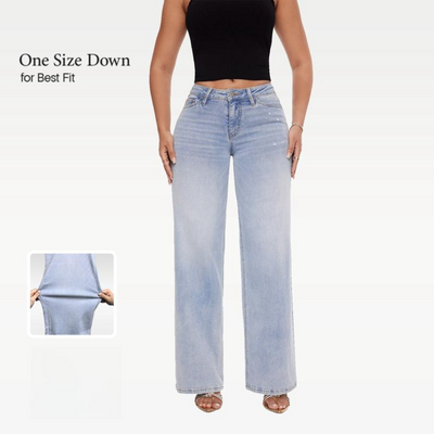 Veyra – Wide-Leg Baggy Jeans