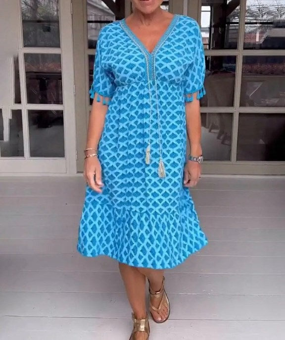 Serenya™ Tassel Midi Dress
