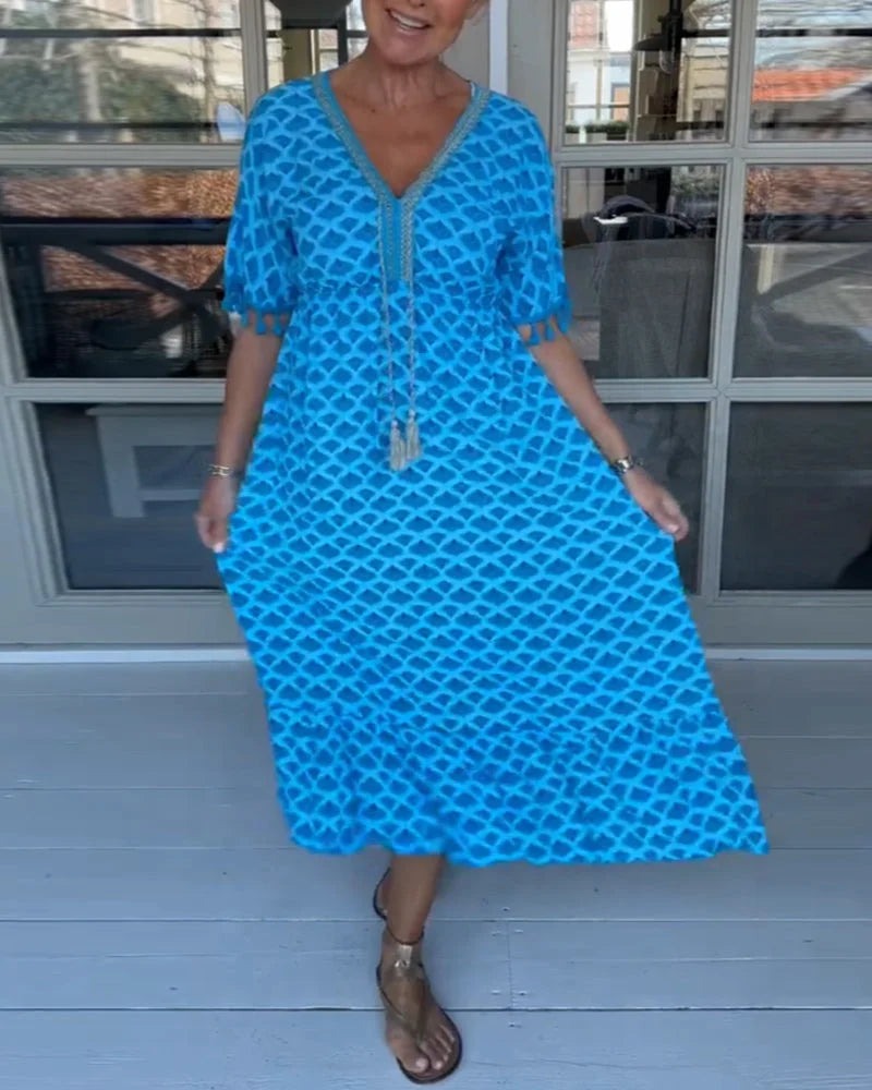 Serenya™ Tassel Midi Dress