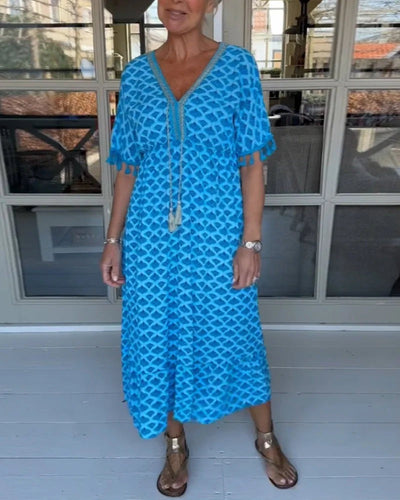 Serenya™ Tassel Midi Dress