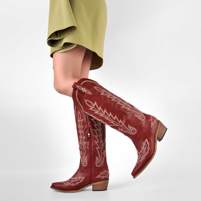 SierraGrace™ Embroidered Cowgirl Boots