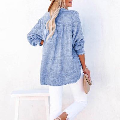BreezyEase™ Oversized Button Shirt