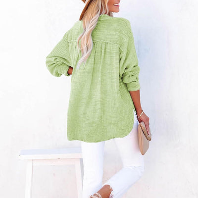 BreezyEase™ Oversized Button Shirt