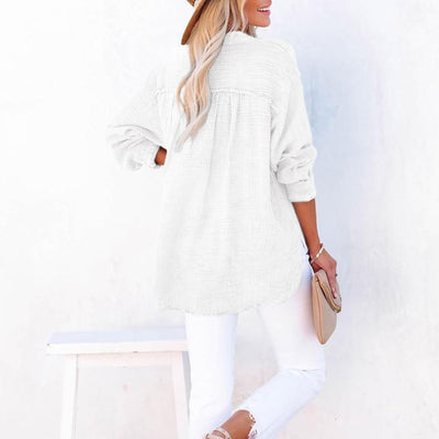 BreezyEase™ Oversized Button Shirt