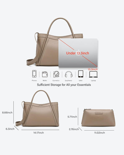 EcoGrande™ Vegan Leather Shoulder Bag