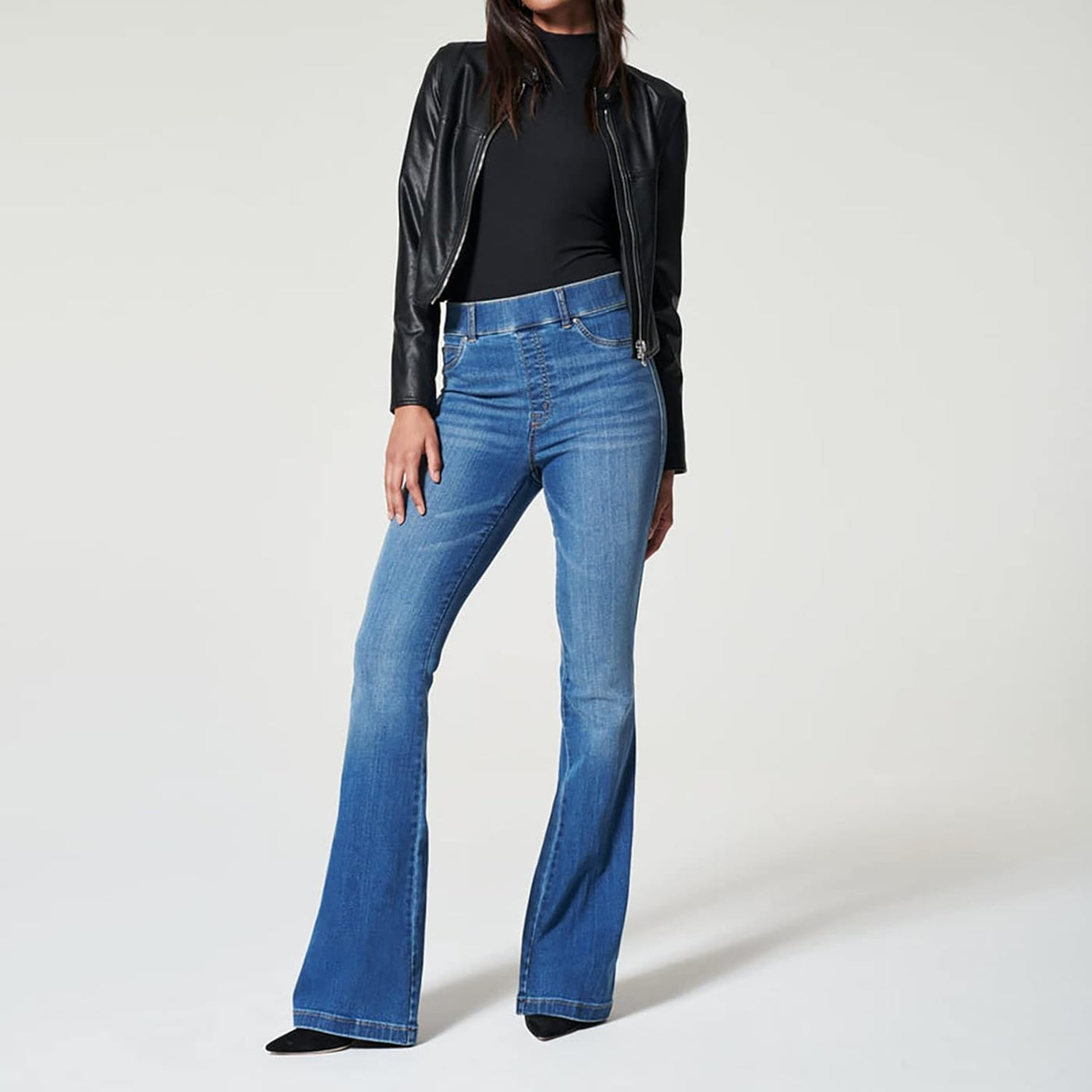 Vesta™ | High-Waist Stretch Denim Shorts