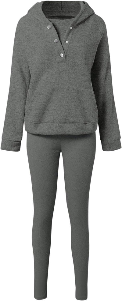 Calmlily™ | 3-Piece Oversized Hoodie & Sweat Set