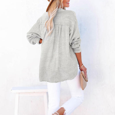 BreezyEase™ Oversized Button Shirt