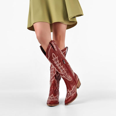 SierraGrace™ Embroidered Cowgirl Boots